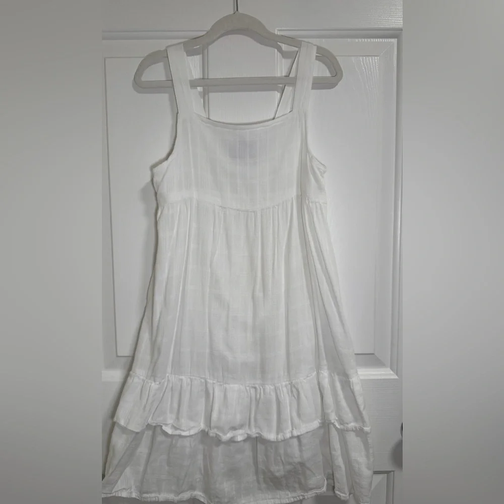 Old Navy Sleeveless Tiered Textured-Dobby All-Day Midi Dress for Girls Size M(8)